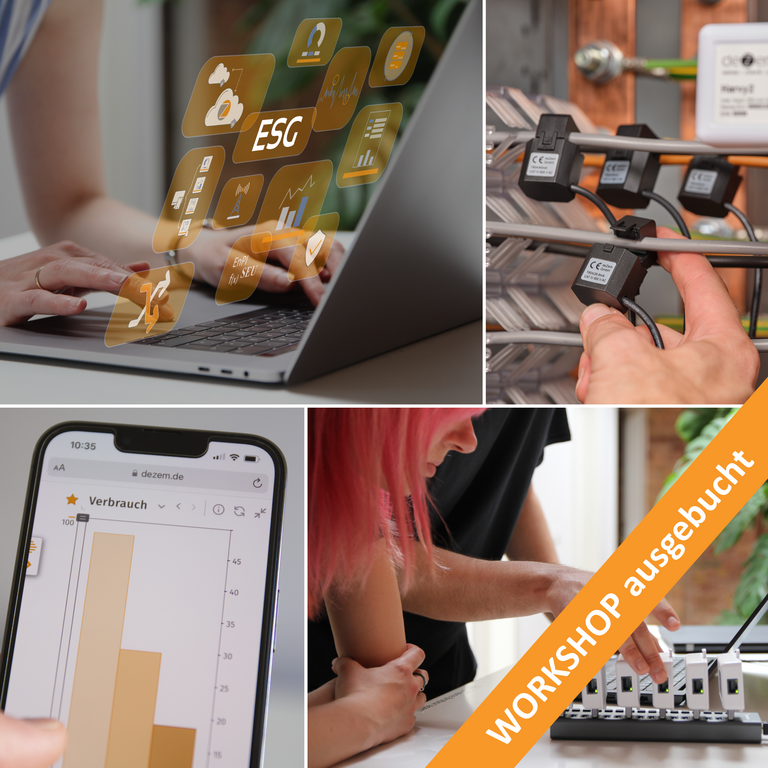 ESG-Kennzahlen generieren mit Energiemanagement Software und Harvy2 Stromsensoren