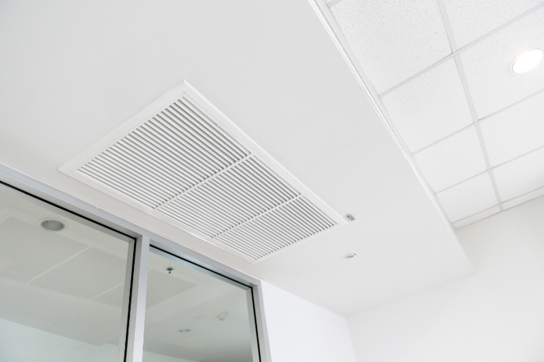 office with ventilation system